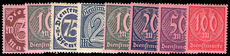 Germany 1922-23 Official set lightly mounted mint.