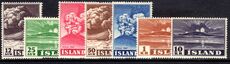 Iceland 1948 Volcanoes lightly mounted mint.