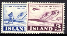 Iceland 1951 Icelandic Postal Services lightly mounted mint.
