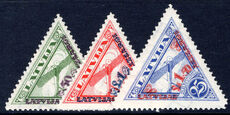 Latvia 1931 Air charity perf set unmounted mint.