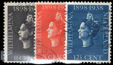 Netherlands 1938 40th Anniversary of Coronation fine used.