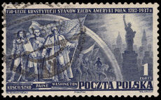 Poland 1938 US Constitution fine used.