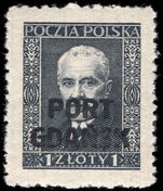 Gdansk 1926-29 1z Pres. Moscicki lightly mounted mint.