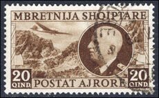 Albania 1939-40 20q airmail fine used.