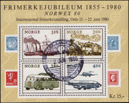 Norway 1980 Norwex souvenir sheet fine used.