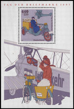 Germany 1997 Stamp Day souvenir sheet unmounted mint.