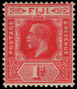 Fiji 1922-27 1d carmine-red script CA unmounted mint.