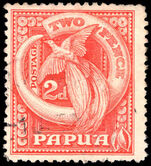 Papua 1932-40 2d red fine used.