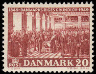 Denmark 1949 Centenary of Danish Constitution unmounted mint.