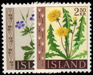 Iceland 1960 Wild Flowers 1960 values unmounted mint.