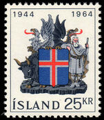 Iceland 1964 20th Anniv of Icelandic Republic unmounted mint.