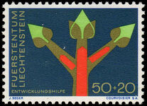 Liechtenstein 1967 Technical Assistance unmounted mint.