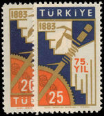 Turkey 1958 75th Anniv of the Institute of Economics and Commerce Ankara unmounted mint.