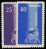Turkey 1958 Europa unmounted mint.