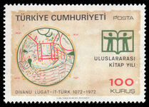 Turkey 1972 International Book Year unmounted mint.