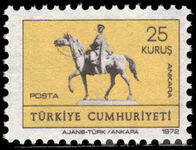 Turkey 1972 Postcard stamp unmounted mint.