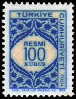 Turkey 1973 Officials unmounted mint.