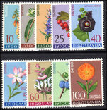 Yugoslavia 1961 Medicinal plants set unmounted mint.