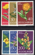 Yugoslavia 1965 Medicinal Plants unmounted mint.