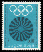 Yugoslavia 1971 Obligatory Tax. Olympic Games Fund unmounted mint.