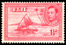 Fiji 1938-55 1½d die I, some toning lightly mounted mint.