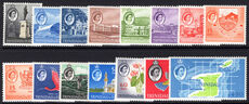 Trinidad & Tobago 1960-67 set lightly mounted mint.
