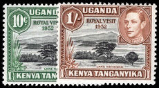 Kenya Uganda & Tanganyika 1952 Visit of Queen Elizabeth II unmounted mint.