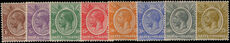 Kenya Uganda & Tanganyika 1922-27 selection of values lightly mounted mint.