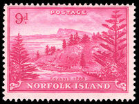 Norfolk Island 1947-59 9d magenta lightly mounted mint.