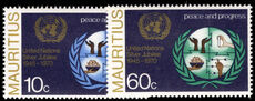 Mauritius 1970 United Nations unmounted mint.