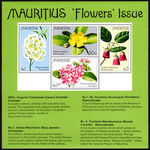 Mauritius 1977 Indigenous Flowers souvenir sheet unmounted mint.