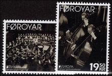 Faroe Islands 2014 Europa musical intruments unmounted mint.