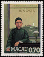 Macau 1986 Dr Sun Yat-sen unmounted mint.