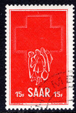 Saar 1952 Red Cross fine used.