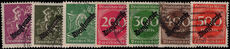 Third Reich 1923 Official set fine used.