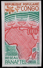 Congo Brazzaville 1978 Pan-African Telecommunications imperf unmounted mint.