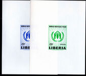 Liberia 1960 Refugees set in imperf mini-sheets unmounted mint.