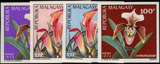 Malagasy 1973 Orchids imperf unmounted mint.