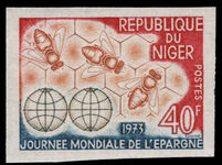 Niger 1973 World Savings Day imperf unmounted mint.