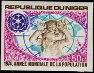 Niger 1974 World Population Day imperf unmounted mint.