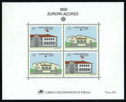 Azores 1990 Europa souvenir sheet unmounted mint.