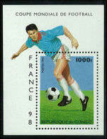 Congo Brazzaville 1996 World Cup Football souvenir sheet unmounted mint.