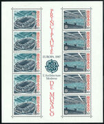 Monaco 1987 Europa souvenir sheet unmounted mint.