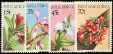 Papua New Guinea 1986 Orchids unmounted mint.