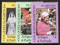 Barbuda 1986 60th Birthday of Queen Elizabeth 2nd issue unmounted mint.