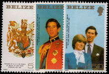 Belize 1981 Royal Wedding (22x38) unmounted mint.