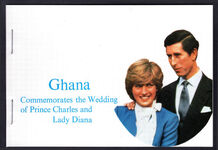 Ghana 1981 Royal Wedding booklet (perf) unmounted mint.