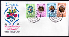 Jamaica 1981 Royal Wedding first day cover.