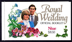 Niue 1982 Royal Wedding booklet unmounted mint.