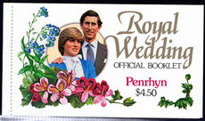 Penrhyn Island 1982 Royal Wedding booklet unmounted mint.